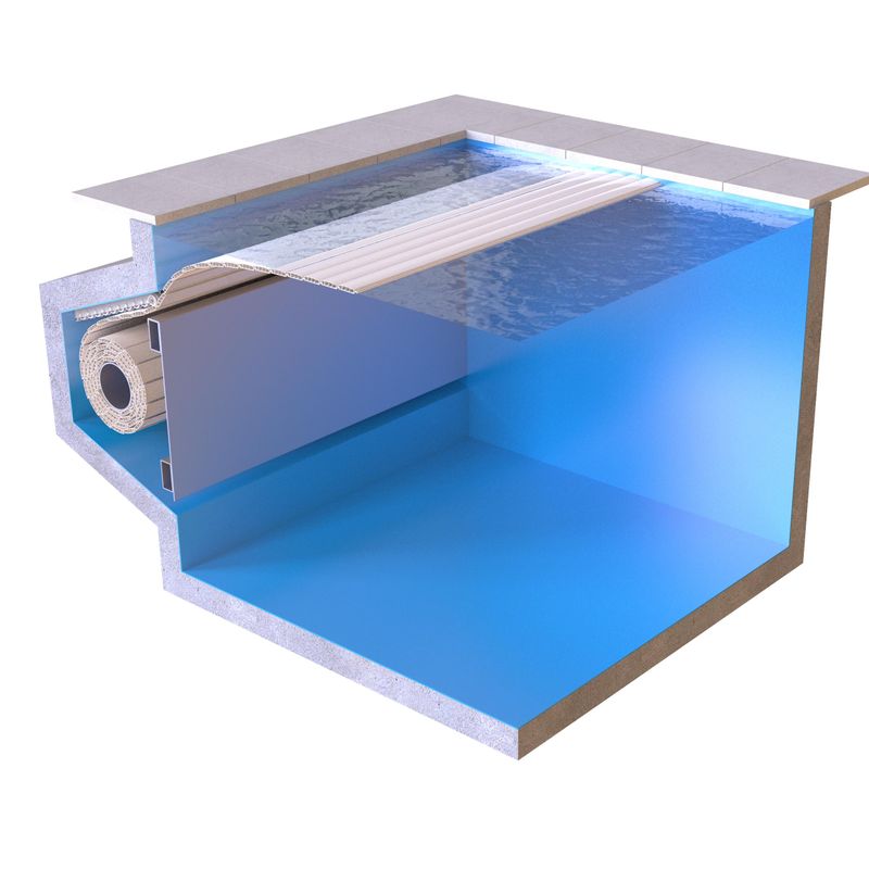 AquaTop Integrert lamelltrekk til svømmebasseng