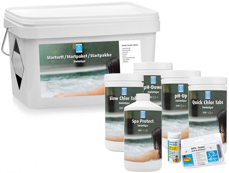 SpaCare SwimSpa Kjemikalie Startsett