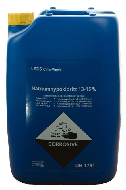 Hovedbilde Natriumhypoklorit 30 kg