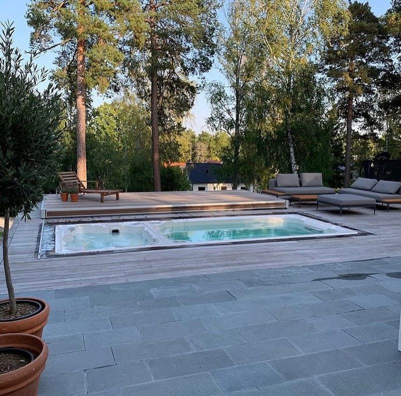 Aqvisdeck Singledeck Skyvbart terassedekke 3,5x6 meter