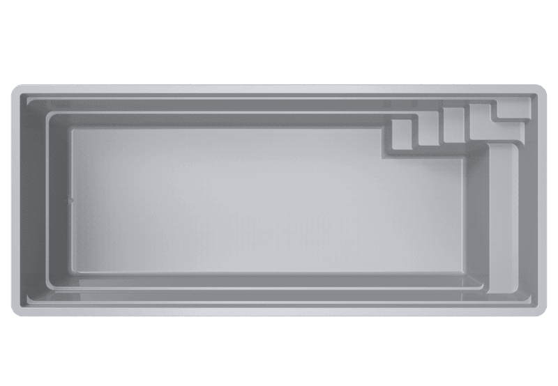 Enzo 8 glassfiber svømmebasseng